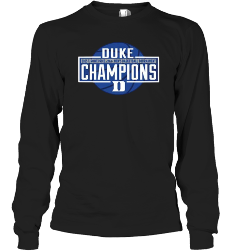Duke Acc 2025 Championship Long Sleeve T Shirt