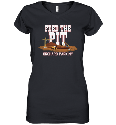 Buffalo Bills Feed The Pit Women039S V Neck T Shirt