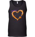 Clemson Tigers Pride Big Hearts With The Tigers Logo Tank Top
