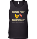 Chicken First Country Last Shirt Trump Taco Tank Top