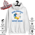 Defend Democracy Support Ukraine Hoodie