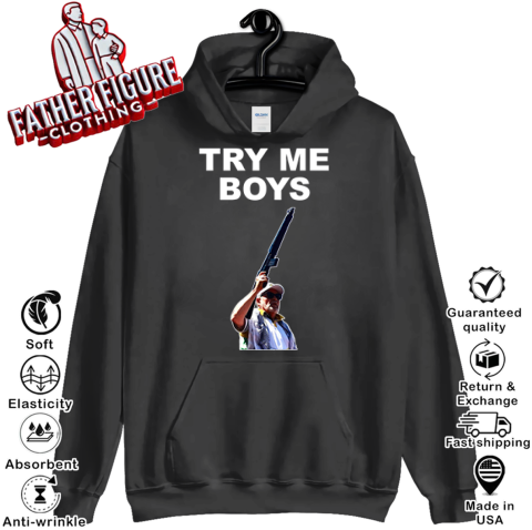 Carl Niehaus Try Me Boys Pro Gun Hoodie