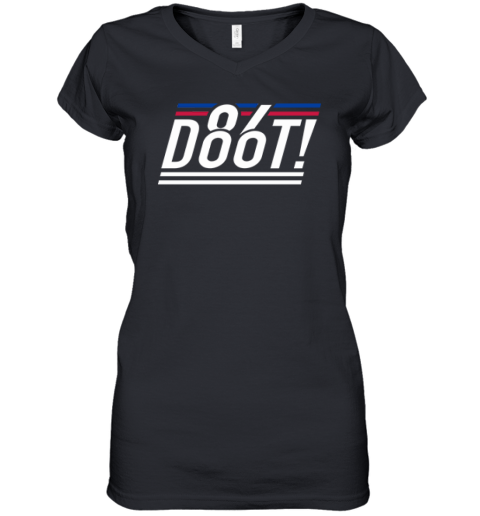 Buffalo Bills 86 Doot Women039S V Neck T Shirt
