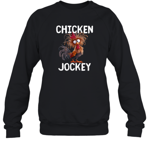 Chicken Jockey Fun Gag Novelty Sweatshirt