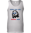 Dudes For Like Harris Man Tee White Dudes For Harris Tank Top