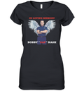 Bobby Nash In Loving Memory Bobby Cap Nash Women039S V Neck T Shirt