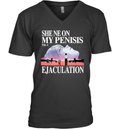 Asuka And Shinji She Neon Penisis Til I Ejaculation V Neck T Shirt