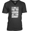 2 Dolls For You 036400 Million Jet For Donny Qatar V Neck T Shirt