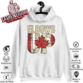 Canadian Hockey Culture Proud Canadian Elbows Up Hoodie