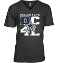Dallas Cowboys 4 Life V Neck T Shirt