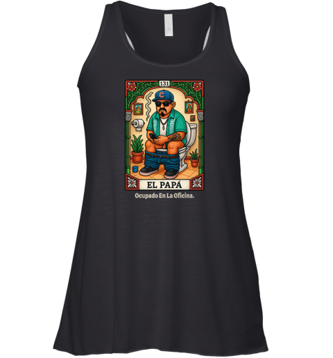 El Pap Lotera Parody Racerback Tank