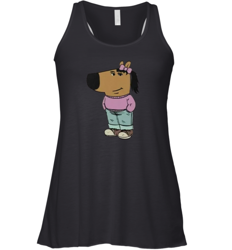 Chill Girl Meme Racerback Tank