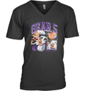 Anime Monkey D Luffy Gear 5 Poses V Neck T Shirt