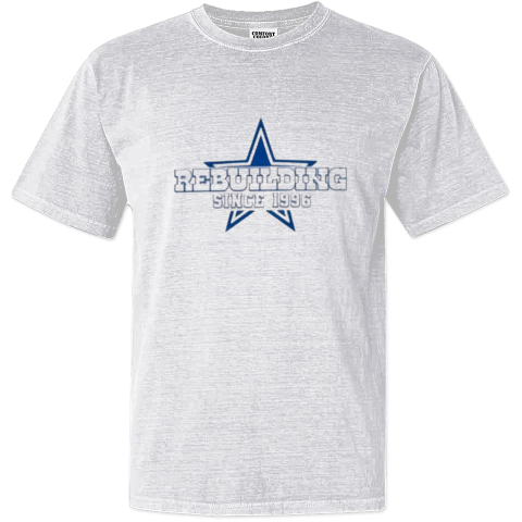 Dallas Cowboys Rebuilding Since 1996 Dyed Heavyweight T Shirt
