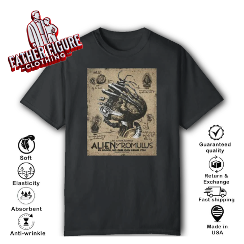 Alien Romulus In Space No One Can Hear You T Shirt