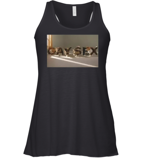 Cat Gay Sex Racerback Tank
