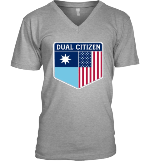 Dual Citizen Of Minnesota And The Usa V Neck T Shirt