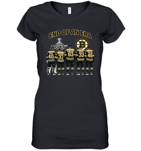 Boston Bruins End Of An Era Women039S V Neck T Shirt