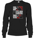 Biden 2020 The Empire Strikes Back Trump 2024 Return Of The Jedi Long Sleeve T Shirt
