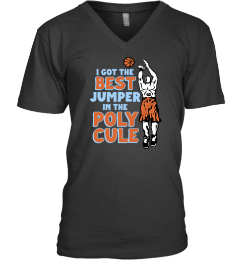 Basketball I Got The Best Jumper In The Polycule V Neck T Shirt