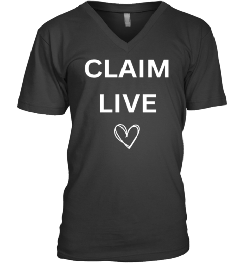 Claim Live V Neck T Shirt