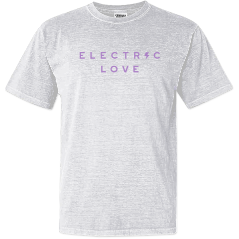 Electric Love Epilepsy Awareness Dyed Heavyweight T Shirt