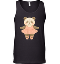 Adorable Ballerina Panda Tank Top