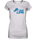 Detroit Lions Dua Lipa Women039S V Neck T Shirt