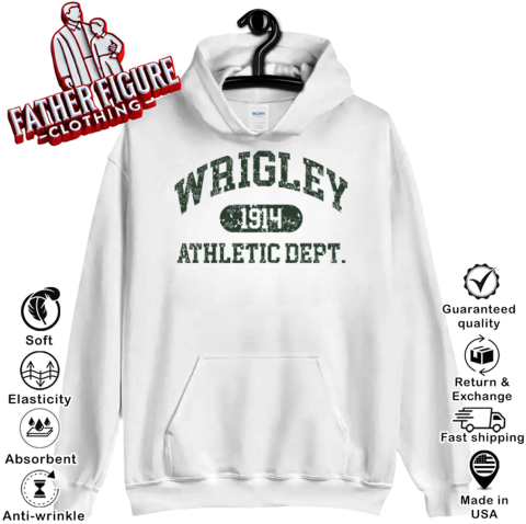 Chicago Cubs Wrigley 1914 Athletic Dept Hoodie