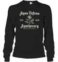 Aqua Tofana Apothecary Est 1633 Long Sleeve T Shirt