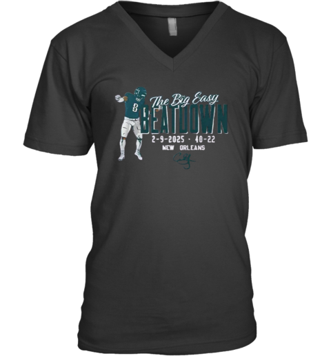 Cj Gardner Johnson The Big Easy Beatdown V Neck T Shirt