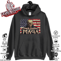 Dark Gothic Maga Trump We People 45 47 Hoodie