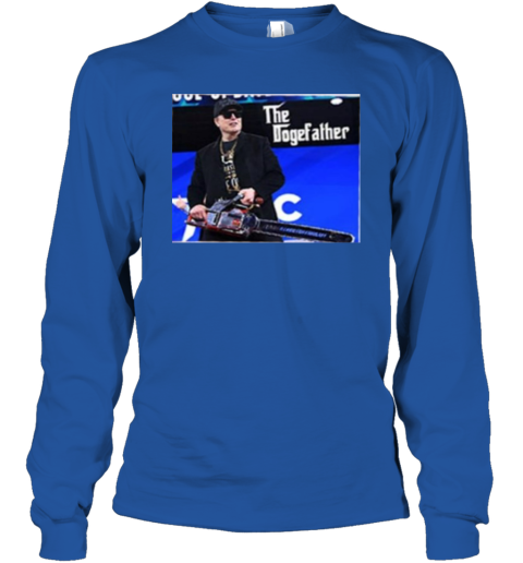 Elon Musk Chainsaw Doge New Avatar Long Sleeve T Shirt