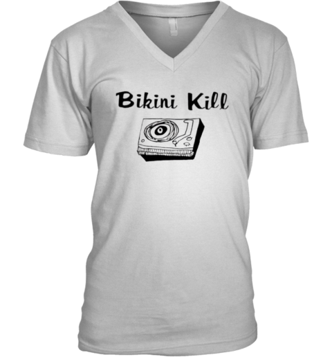 Bikini Kill Shirt Leave The World Behind Ethan Hawkes Bikini Kill V Neck T Shirt