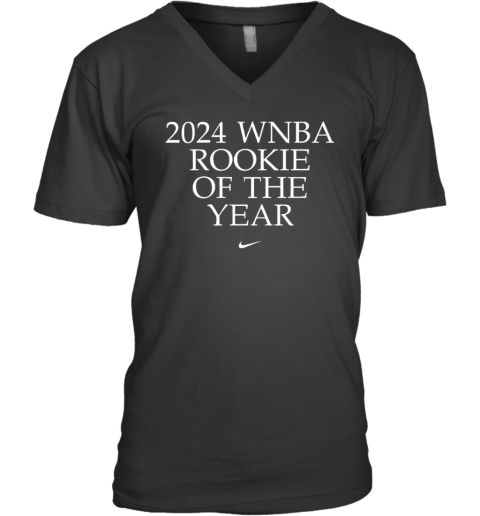 Caitlin Clark Indiana Fever 2024 Wnba Rookie Of The Year V Neck T Shirt