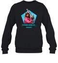 A Minecraft Movie Winners Never Die Garrett The Garbage Man Sweatshirt