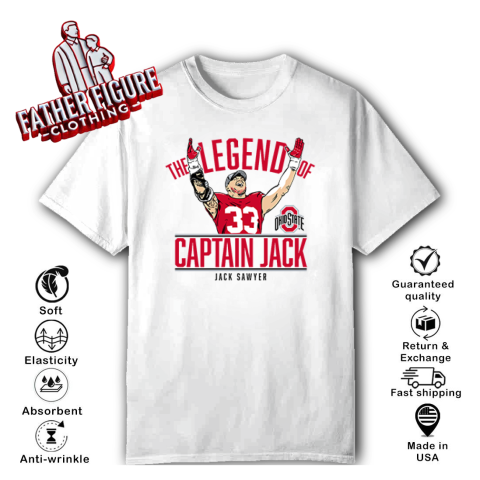 Captain Jack Sawyer The Legend Of Ohio State T Shirt