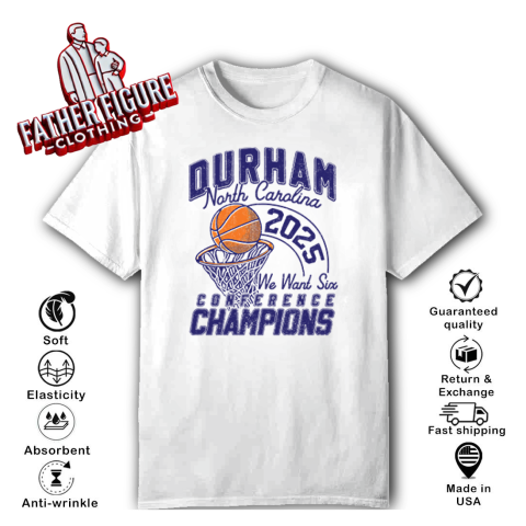 Durham North Carolina 2025 Conference Champions T Shirt