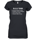 Dilf Shirt Funny Dilf Dad Definition Women039S V Neck T Shirt