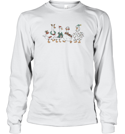 Christmas Silly Goose Long Sleeve T Shirt