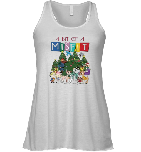 A Bit Of A Misfit Rudolph The Red Nosed Reindeer Racerback Tank