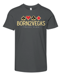 Born2Vegas Las Vegas Vlog Logo Premium Youth T Shirt