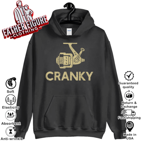 Crankbait Fishing Lure Cranky Funny Gift Ideas For Fishing Hoodie