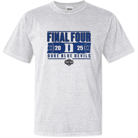 2025 Ncaa Duke Final Four Dyed Heavyweight T Shirt
