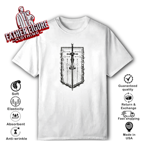 Even In Arcadia Damocles Crest Flag T Shirt