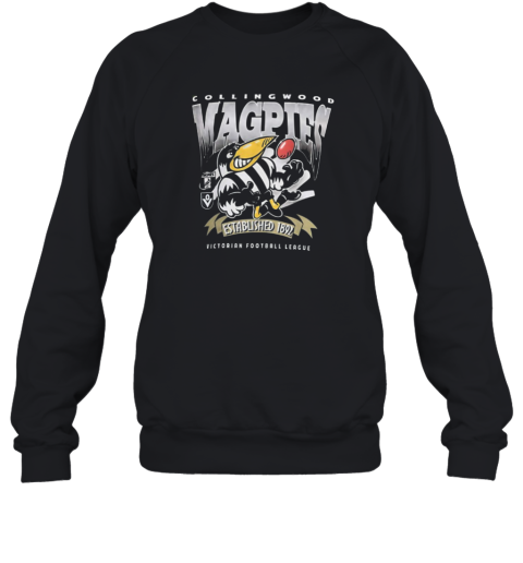 Collingwood Magpies Established 1892 Victorian Football League Sweatshirt