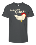 Bak Bak Bitch Typical Sound Chicken Premium Youth T Shirt