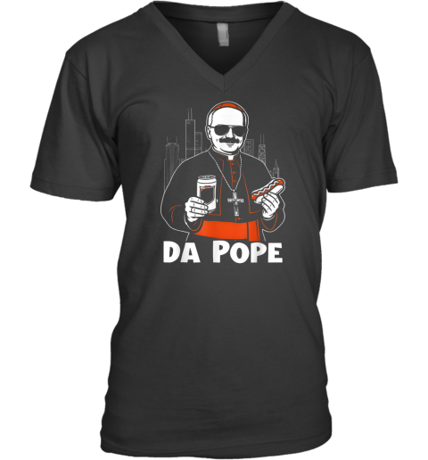 Chicago Pope Leo Xiv Da Pope V Neck T Shirt