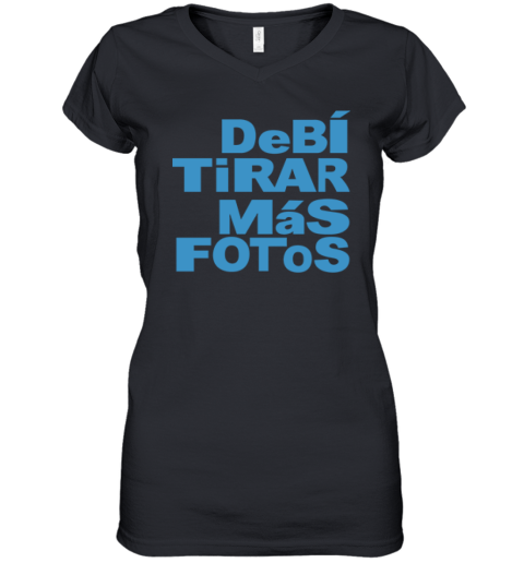 Debi Tirar Album Mas Fotos Dtmf Women039S V Neck T Shirt