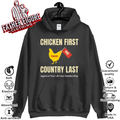 Chicken First Country Last Shirt Trump Taco Hoodie